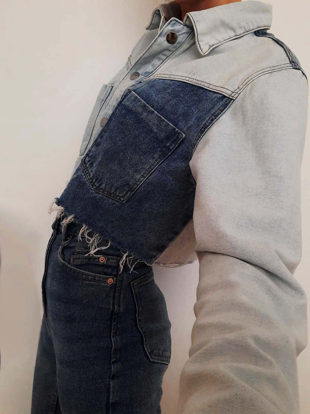 advertising photo for jeans